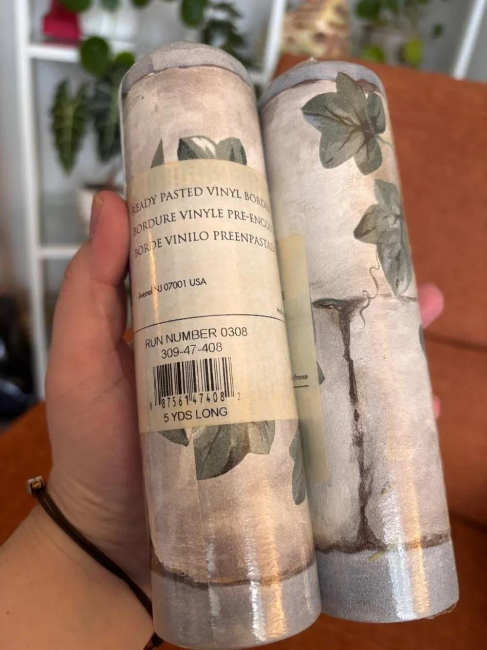 Vintage Lot Wallpaper Border Rolls Wall Trends Debbie Mumm Pre-Pasted Vinyl